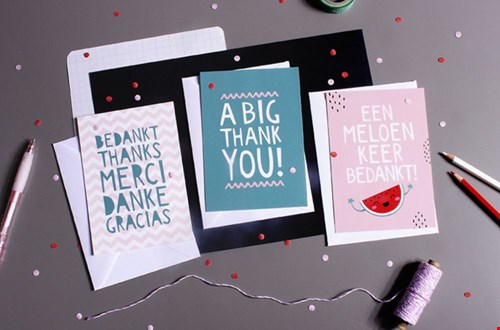 Niets leuker dan een handgeschreven kaart Niets leuker dan een handgeschreven kaart